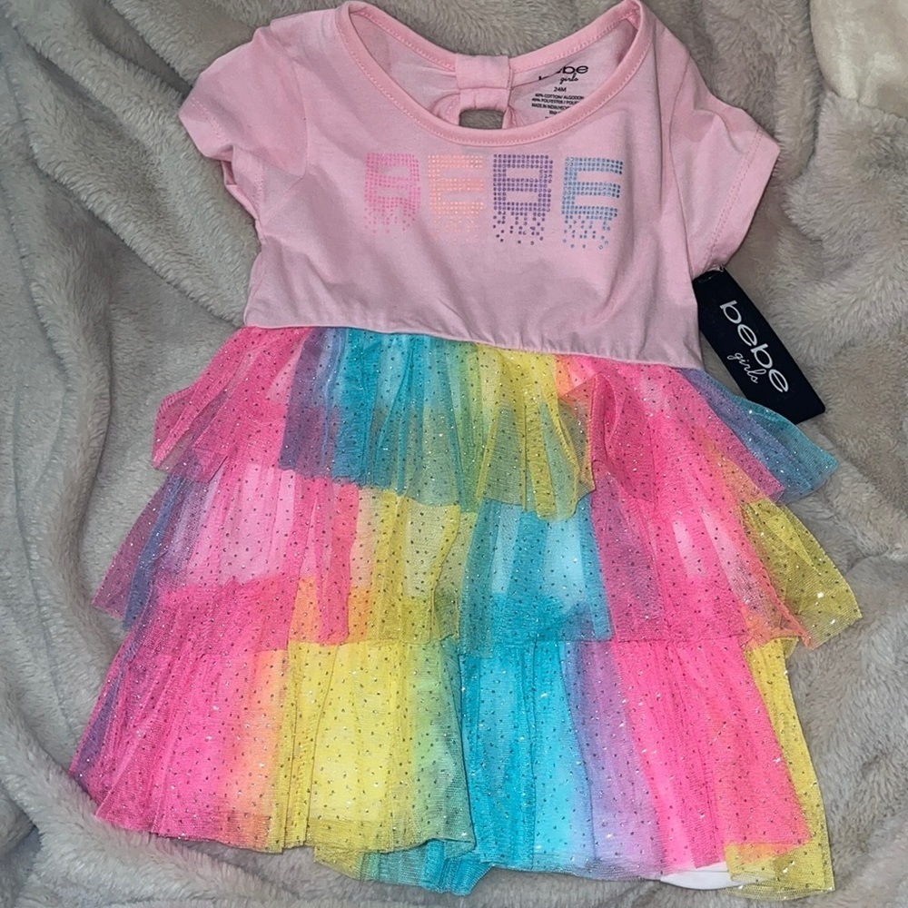 New super cute Bebe dress 24M